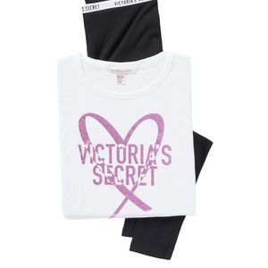 Victoria Secret tee and logo legging